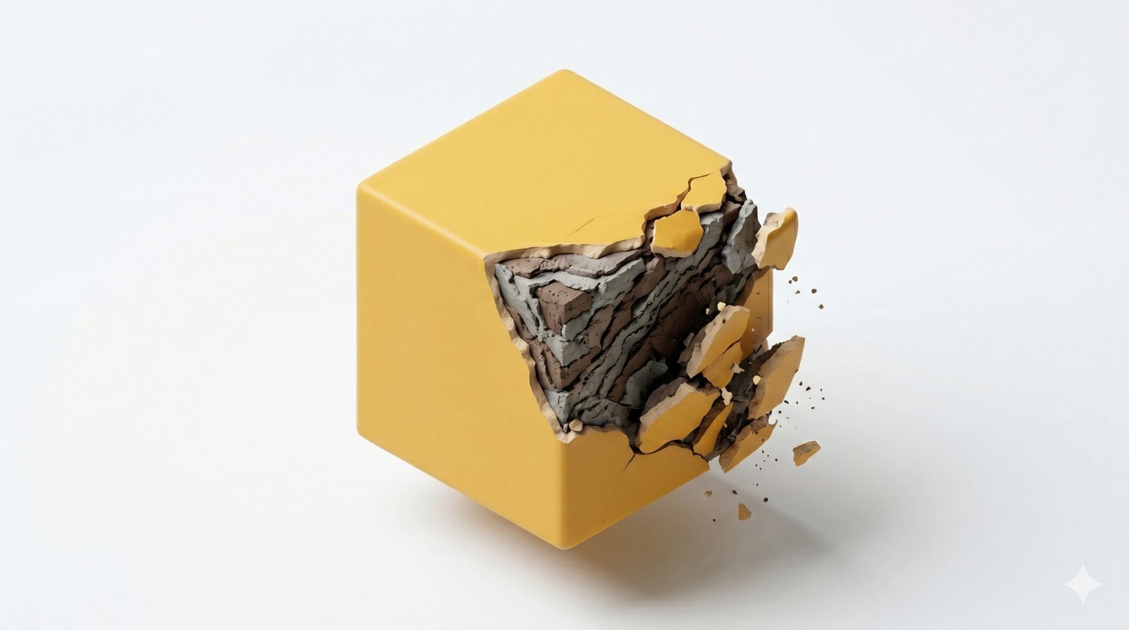 Yellow 3D AI agent infrastructure revealing internal layers of strategic capacity for Digital Rugby clients.